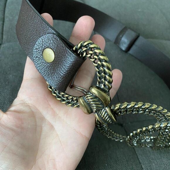 Chico's Genuine Leather Belt Small/Medium - Picture 3 of 5